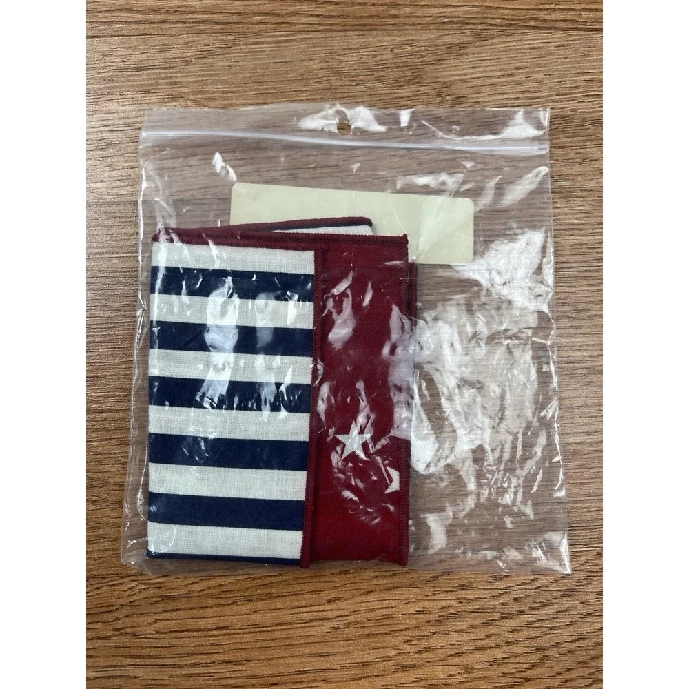 Longaberger Fabric Liner for‎ All-Star Basket 24546 Red, White, Blue NEW
